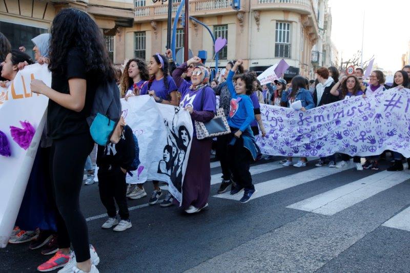 Marcha multitudinaria desde el Rastro hasta la Avenida Juan Carlos I