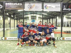 Equipo del Club Marítimo que logró el ascenso a la Primera Categoría Masculina