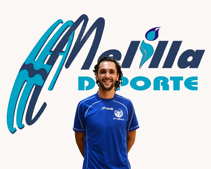 Kefrén Bravo, jugador del Club Voleibol Melilla