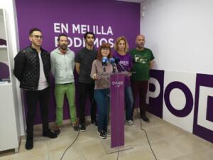 Gema Aguilar, secretaria general de Podemos Melilla