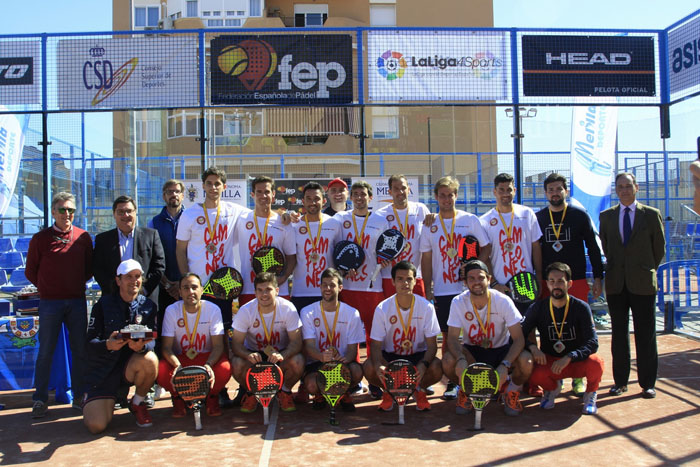 Club Deportivo Básico de Pádel Damm, campeón de España por equipos de la 1ª Categoria