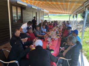 Los golfistas de Melilla y Saidía celebraron ayer una comida de hermandad tras disfrutar de su deporte favorito en las instalaciones de Melilla