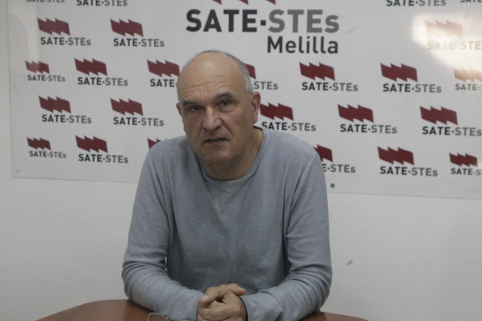 El miembro del secretariado del SATE-STE’s de la Ciudad de Melilla