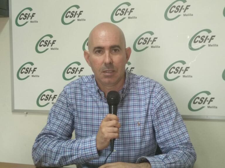Imagen del vicepresidente del sindicato CSIF Educación, Sergio Ramírez