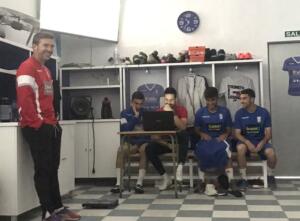 El plantel melillense tuvo sesiÃ³n de vÃ­deo, antes del trabajo