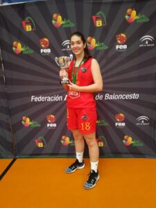 Carla Torrubia, flamante campeonade Andalucia con el Maristas