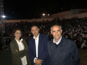 Miles de personas acudieron al último acto de campaña electoral de CPM, un público entregado que aplaudió de forma enfervorizada el discurso del candidato cepemista