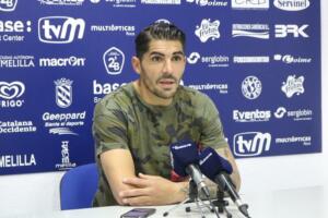 Ruano, jugador de la U.D. Melilla