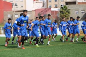 Los jugadores de la U.D. Melilla reanudaron en la mañana de ayer lunes los entrenamientos de la semana