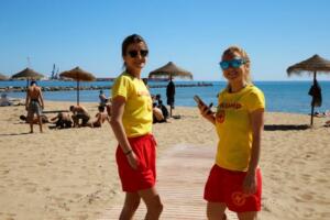 Los socorristas están en las playas de San Lorenzo, Cárabos, Hipódromo e Hípica