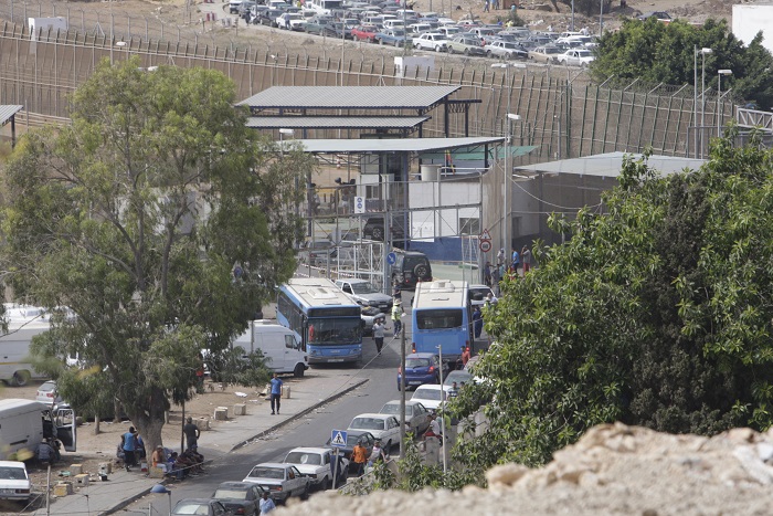 Paso fronterizo de Farhana de la Ciudad de Melilla