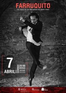 Cartel de la actuación del bailaor Farruquito en el Kursaal