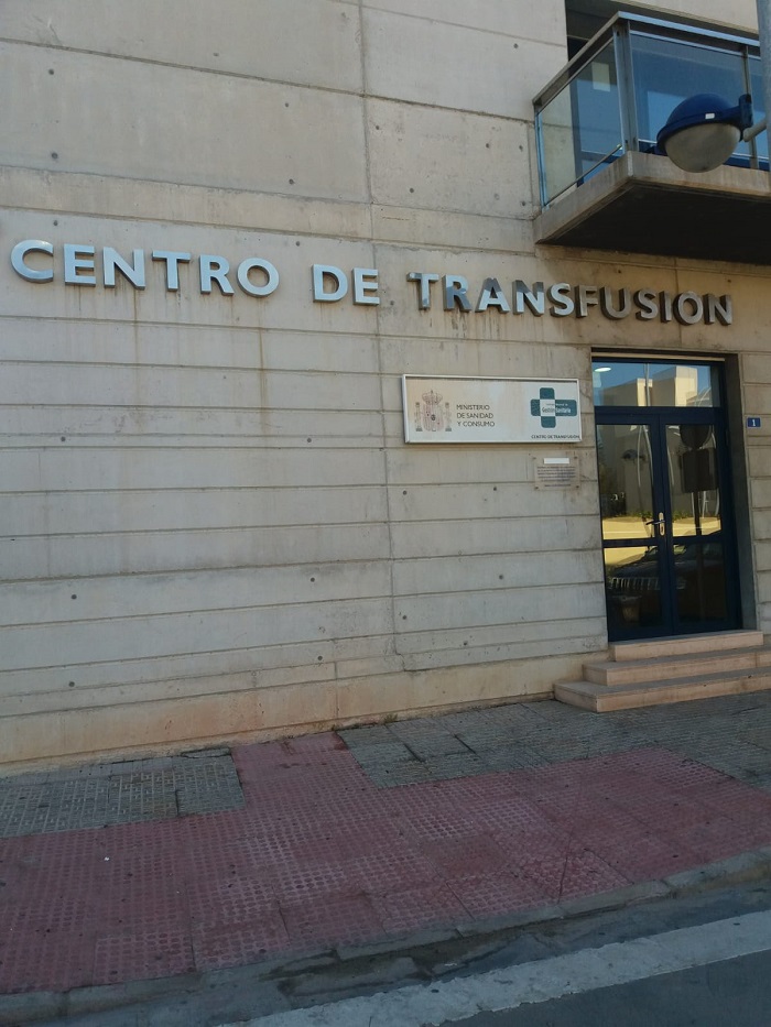 El Centro de Transfusiones, ubicado en el Centro de Salud de la Zona Centro