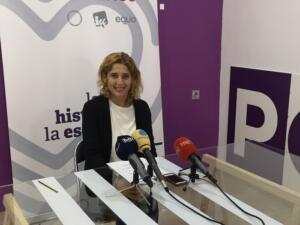 Gema Aguilar, candidata al Congreso por Podemos Melilla