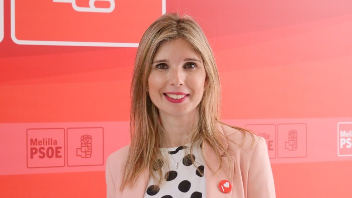 La candidata al Senado del PSOE Melilla, Cristina Morales.