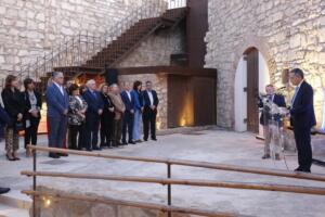 Autoridades melillenses, entre ellos el presidente de la Ciudad, al inicio del acto