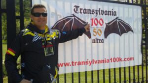 Diego López durante su estancia en tierras rumanas