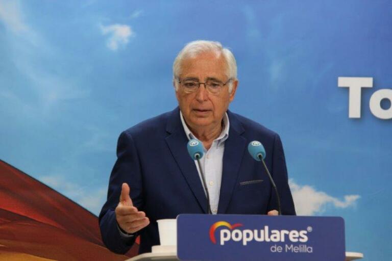 El presidente del PP regional, Juan José Imbroda