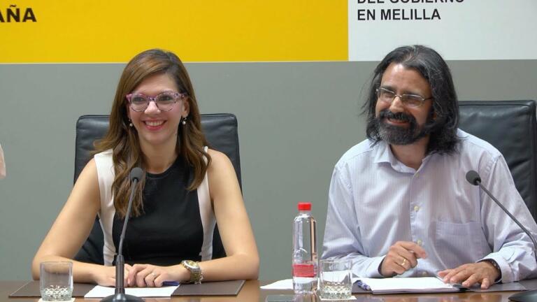 El responsable del MEFP, Juan Ángel Berbel (PSOE) y delegada, Sabrina Moh