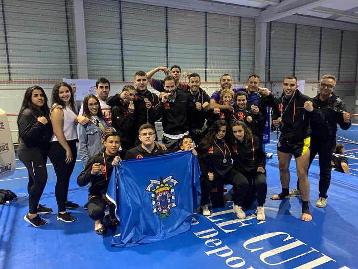 Componentes del Club Olympic Center de Melilla que han participado este pasado sábado en Cártama en el Campeonato de Andalucía