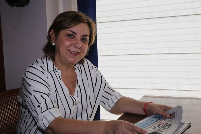 La candidata a Presidencia local, de UPyD, Marisol Galán