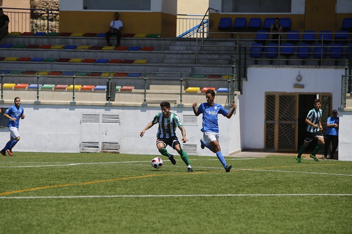 Abdu, jugador del River Melilla, en el choque del pasado miércoles ante el Loja