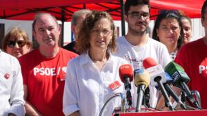 La candidata del Partido Socialista a la Presidencia de la Ciudad, Gloria Rojas