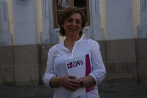 La candidata a la Presidencia por UPYD, Marisol Galán