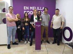 Gema Aguilar y equipo, en la última rueda de prensa