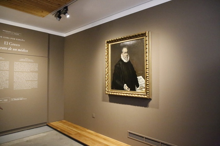 ‘Retrato de un Médico’ de El Greco en el museo local