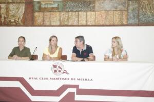 Mónica Hernández, Aspanies; Begoña Maldonado, Autismo Melilla; José M. Calzado y Susana Morillo, TEAMA