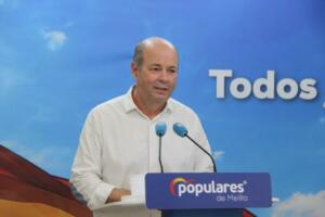 El vicesecretario de Estrategia y Política Económica del PP de Melilla, Daniel Conesa