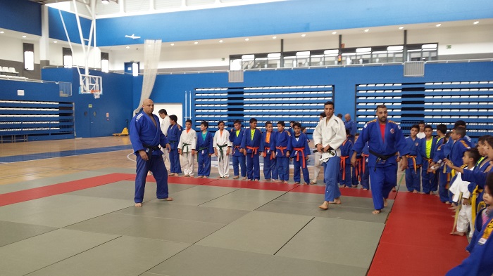 Imagen de una de las competiciones de la Federación Melillense de Judo