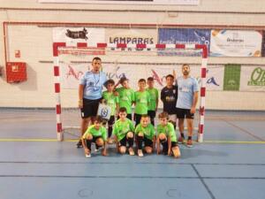 Equipo benjamín de la U.D. Melilla que ha competido en tierras almerienses