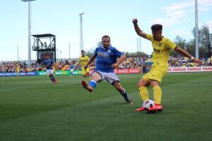 Óscar García, pichichi del Melilla está con muchas ganas de estrenarse como goleador en el Play-Off de ascenso