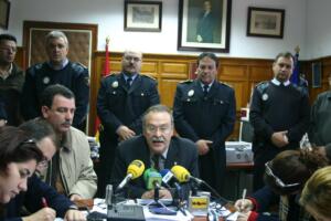 Las muestras de pesar también llegaron desde distintos ámbitos de la Policía Local que dirigió desde 2003 a 2011, donde no sólo era respetado sino también querido