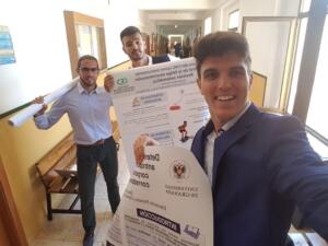 Varios de los alumnos de Educación Primaria y Ciencias del Deporte tras su defensa del TFG
