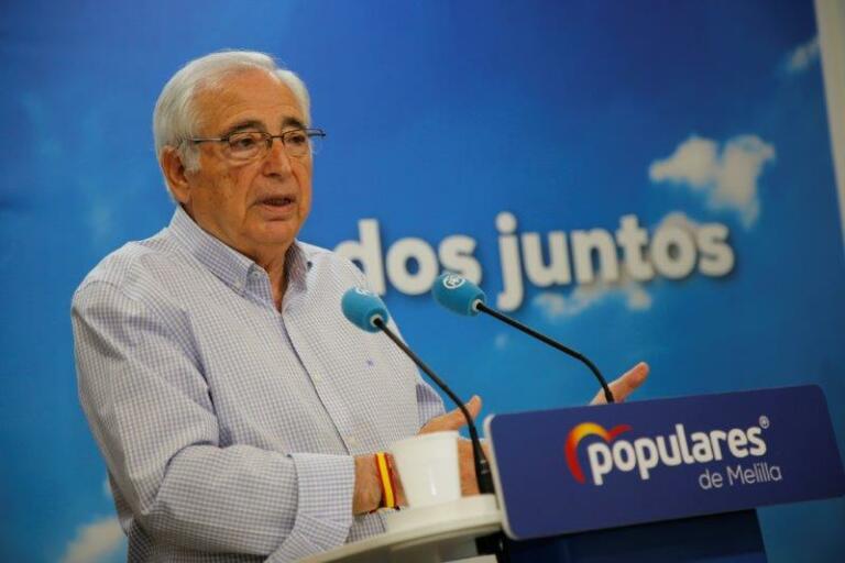 El presidente de la Ciudad Autónoma de Melilla en funciones y del PP regional, Juan José Imbroda