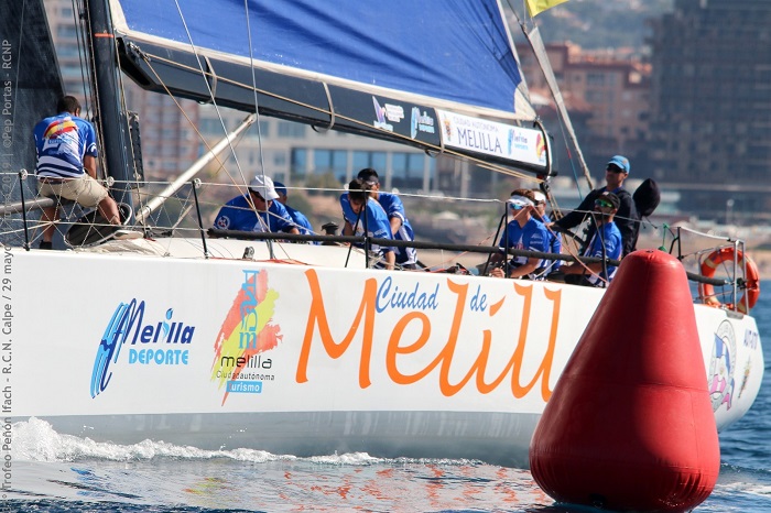 Esta ha sido la segunda regata que el Ciudad de Melilla-Club Marítimo ha realizado en el litoral valenciano