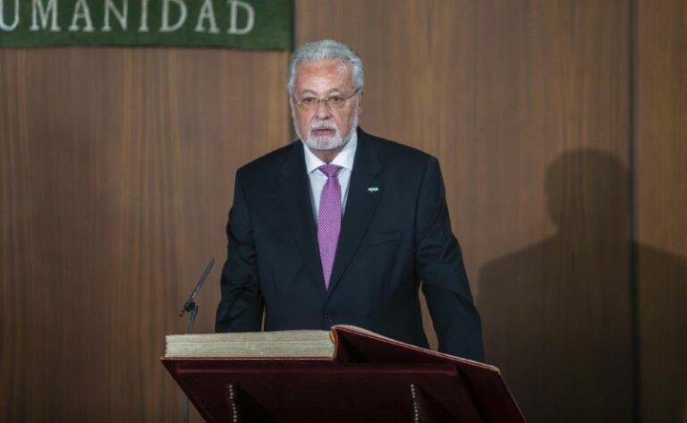 El Defensor del Pueblo en funciones, Francisco Fernández Marugán, en el Congreso