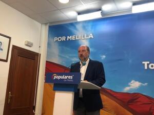 El vicesecretario de Infraestructuras del Partido Popular de Melilla, Manuel Ángel Quevedo
