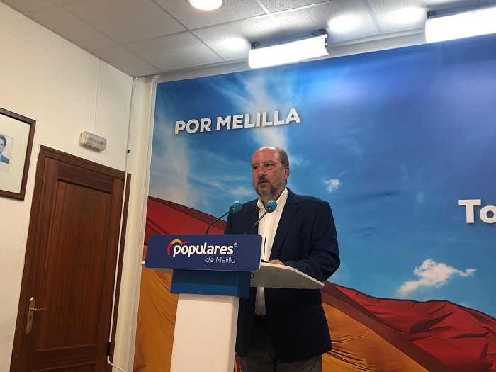 El vicesecretario de Infraestructuras del Partido Popular de Melilla, Manuel Ángel Quevedo