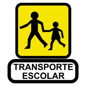 Señal característica que llevan los servicios de transporte escolar cuando operan