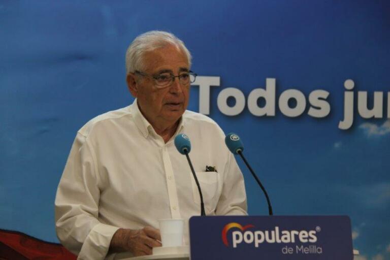 El expresidente de la Ciudad Autónoma y líder del PP regional, Juan José Imbroda