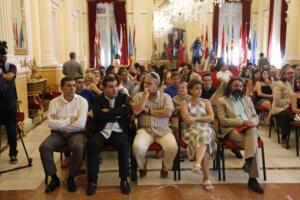 El director provincial de Educación acudió ayer al acto de mejores notas en selectividad