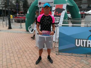 Miguel Ángel Zarco, atleta que participó ayer en la Trail Sierra Nevada