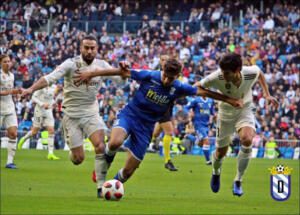 Mizzian, en el encuentro de la eliminitaroia copera ante el Real Madrid