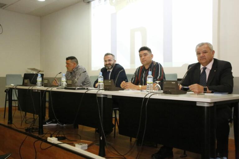 Imagen de la última Asamblea de la U.D. Melilla, celebrada en el mes de mayo