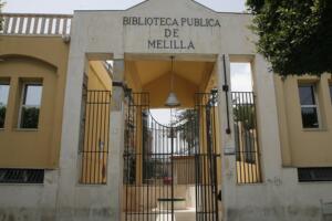 Imagen de la Biblioteca Pública de Melilla situada en el centro de la ciudad