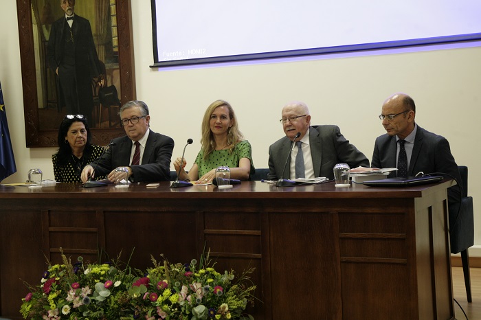 Simi Chocrón, Francisco José Vivar, Elena Fernández Treviño, Manuel Ruiz y Juan José López
